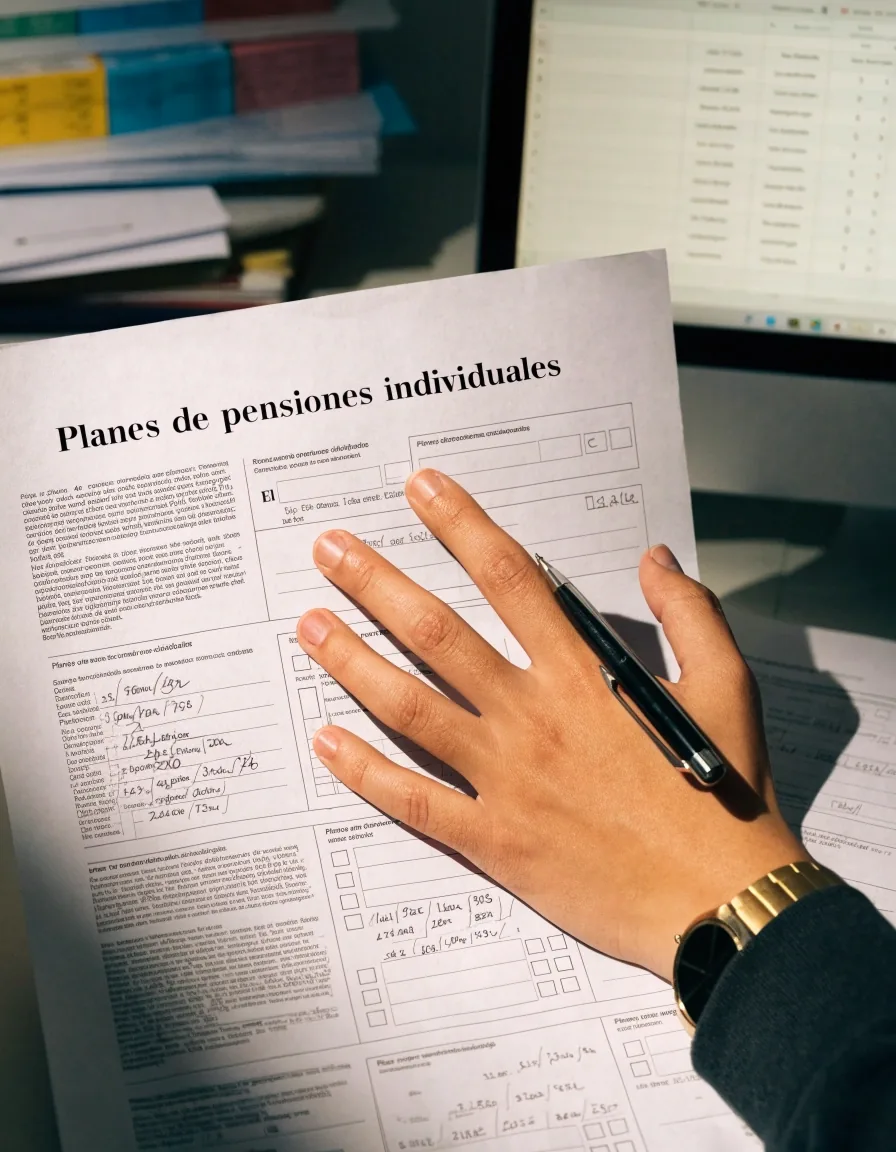 Mano sobre un cuaderno abierto junto a una taza de café con luz diagonal de tarde